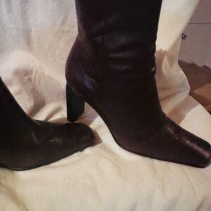 Aldo Dark Brown Heeled Boots
